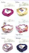 Load image into Gallery viewer, Botanically Dyed Silk Headbands