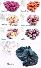 Load image into Gallery viewer, Botanically Dyed Silk Scrunchies