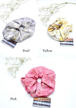 Load image into Gallery viewer, Botanically Dyed Large Silk Scrunchies