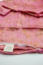 Load image into Gallery viewer, Botanically Dyed Mulberry Silk Pillowcase