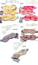 Load image into Gallery viewer, Botanically Dyed Mulberry Silk Eye Mask
