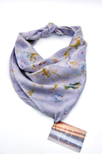 Load image into Gallery viewer, Botanically Dyed Silk Bandana