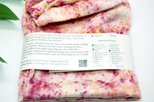 Load image into Gallery viewer, Botanically Dyed Mulberry Silk Pillowcase