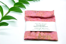 Load image into Gallery viewer, Botanically Dyed Mulberry Silk Pillowcase