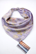 Load image into Gallery viewer, Botanically Dyed Silk Bandana