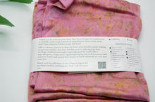 Load image into Gallery viewer, Botanically Dyed Mulberry Silk Pillowcase