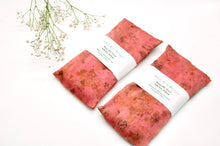 Load image into Gallery viewer, Botanically Dyed Charmeuse Silk Eye Pillow