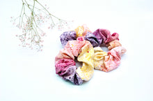 Load image into Gallery viewer, Botanically Dyed Silk Scrunchies