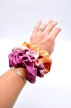Load image into Gallery viewer, Botanically Dyed Silk Scrunchies