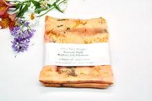 Load image into Gallery viewer, Botanically Dyed Mulberry Silk Pillowcase
