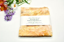 Load image into Gallery viewer, Botanically Dyed Mulberry Silk Pillowcase