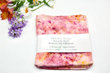 Load image into Gallery viewer, Botanically Dyed Mulberry Silk Pillowcase