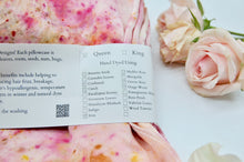 Load image into Gallery viewer, Botanically Dyed Mulberry Silk Pillowcase