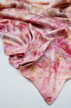 Load image into Gallery viewer, Botanically Dyed Mulberry Silk Pillowcase