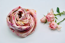 Load image into Gallery viewer, Botanically Dyed Mulberry Silk Pillowcase