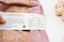 Load image into Gallery viewer, Botanically Dyed Mulberry Silk Pillowcase