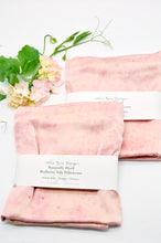 Load image into Gallery viewer, Botanically Dyed Mulberry Silk Pillowcase