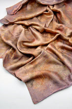 Load image into Gallery viewer, Botanically Dyed Mulberry Silk Pillowcase