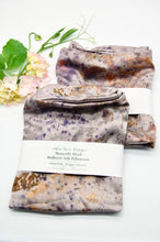 Load image into Gallery viewer, Botanically Dyed Mulberry Silk Pillowcase
