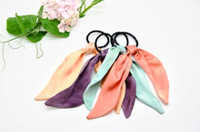 Load image into Gallery viewer, Botanically Dyed Silk Ribbon Hair Ties