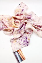Load image into Gallery viewer, Botanically Dyed Silk Bandana - Habotai Silk