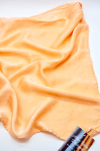 Load image into Gallery viewer, Botanically Dyed Silk Bandana - Charmeuse Silk