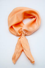 Load image into Gallery viewer, Botanically Dyed Silk Bandana - Charmeuse Silk