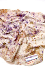 Load image into Gallery viewer, Botanically Dyed Silk Bandana - Charmeuse Silk