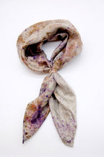 Load image into Gallery viewer, Botanically Dyed Silk Bandana - Charmeuse Silk