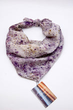 Load image into Gallery viewer, Botanically Dyed Silk Bandana - Charmeuse Silk