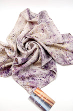 Load image into Gallery viewer, Botanically Dyed Silk Bandana - Charmeuse Silk