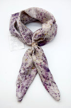 Load image into Gallery viewer, Botanically Dyed Silk Bandana - Charmeuse Silk