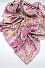 Load image into Gallery viewer, KING SIZE Botanically Dyed Mulberry Silk Pillowcase