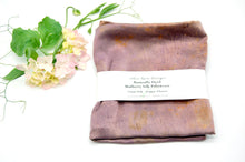 Load image into Gallery viewer, Botanically Dyed Mulberry Silk Pillowcase