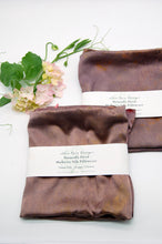 Load image into Gallery viewer, Botanically Dyed Mulberry Silk Pillowcase