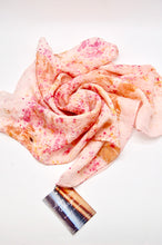 Load image into Gallery viewer, Botanically Dyed Silk Bandana  - Habotai Silk