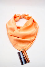 Load image into Gallery viewer, Botanically Dyed Silk Bandana - Charmeuse Silk