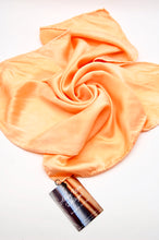 Load image into Gallery viewer, Botanically Dyed Silk Bandana - Charmeuse Silk