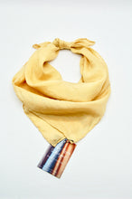Load image into Gallery viewer, Botanically Dyed Silk Bandana - Habotai Silk