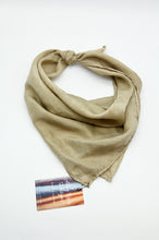 Load image into Gallery viewer, Botanically Dyed Silk Bandana - Habotai Silk