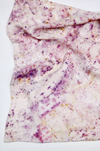 Load image into Gallery viewer, Botanically Dyed Silk Bandana - Habotai Silk