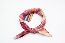 Load image into Gallery viewer, Botanically Dyed Silk Bandana  - Habotai Silk