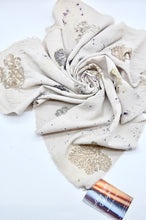Load image into Gallery viewer, Botanically Dyed Silk Bandana - Raw Silk