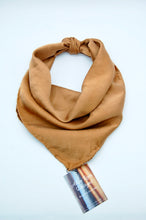 Load image into Gallery viewer, Botanically Dyed Silk Solid Bandana - Charmeuse Silk