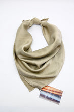 Load image into Gallery viewer, Botanically Dyed Silk Solid Bandana - Charmeuse Silk