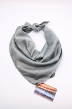 Load image into Gallery viewer, Botanically Dyed Silk Solid Bandana - Charmeuse Silk