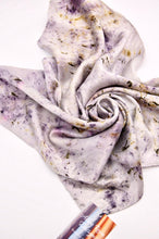Load image into Gallery viewer, Botanically Dyed Silk Bandana - Charmeuse Silk