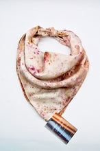 Load image into Gallery viewer, Botanically Dyed Silk Bandana - Charmeuse Silk