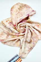 Load image into Gallery viewer, Botanically Dyed Silk Bandana - Charmeuse Silk