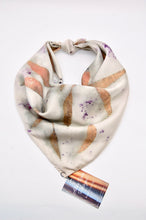 Load image into Gallery viewer, Botanically Dyed Silk Bandana - Charmeuse Silk